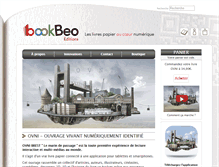 Tablet Screenshot of bookbeo-editions.com